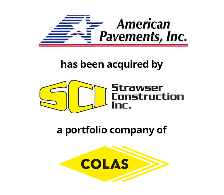 American Pavements, Inc. has been acquired by Strawser Construction Inc.